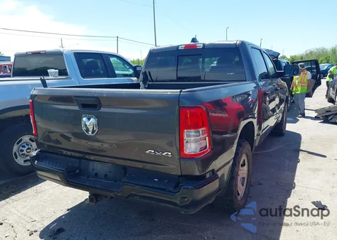2019 Ram 1500 из США, поврежденный, VIN 1C6SRFGT2KN579720